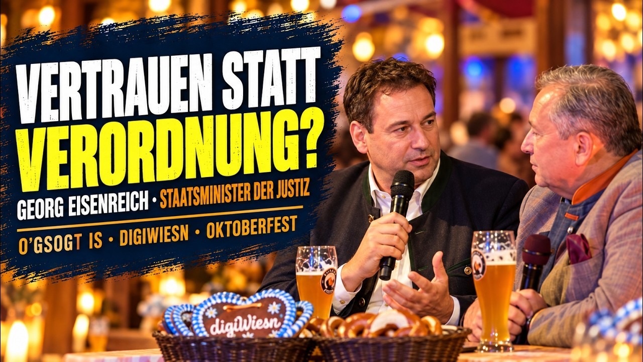 Vertrauen statt Verordnung – O’gsogt is mit Staatsminister Georg Eisenreich